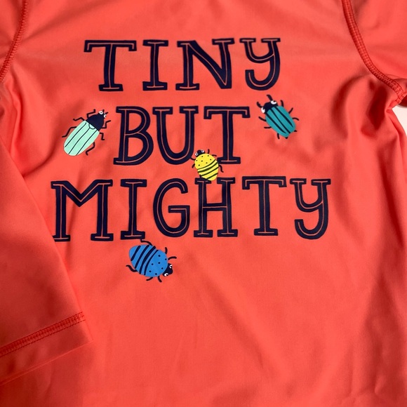 CARTER’s BOYS SWIMSUIT 24months, orange and stripes, shorts and t-shirt - Picture 15 of 16